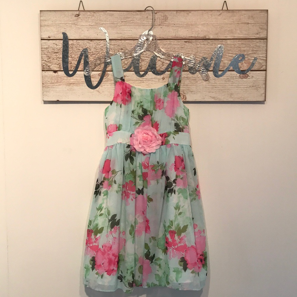 Bonnie Jean girls Floral Summer dress SIZE 12